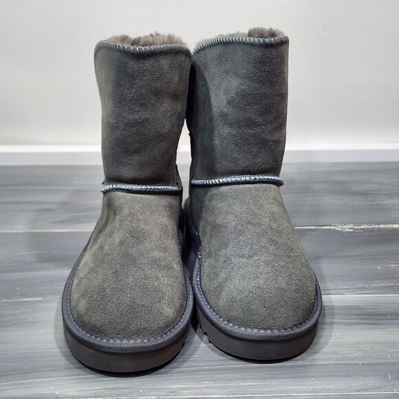 Style & Co Suede Boots 9M Gray Teenyy Cold Weather Booties - Picture 3 of 10